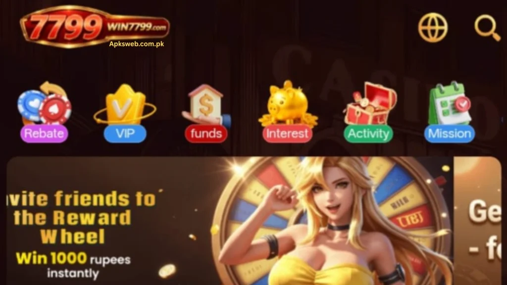 Win7799 App offers real money 